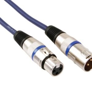 Cordon DMX 1 x XLR 3B mâle / femelle 1m - 2,5m - 5m ou 10m au choix