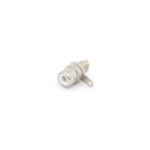 EMBASE RCA FEMELLE NICKELEE BLANC