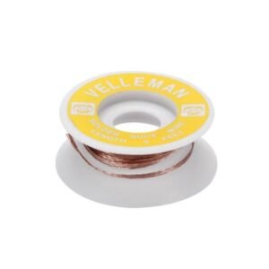 Tresse à dessouder cuivrée 2mm 1,50m