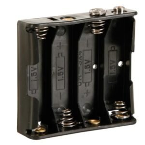 Coupleur pour 4 piles LR6 AA avec contact pression