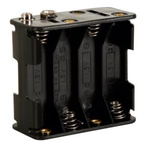 Coupleur pour 8 piles LR6 AA avec contact pression