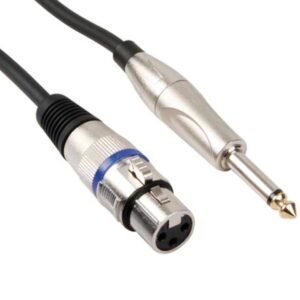 Cordon AUDIO 1 x XLR 3B femelle vers 1 x Jack 6,35mm mono mâle