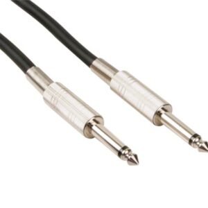 Câble haut-parleur 2 x Jacks 6,35mm mono 2 x 1,5mm²