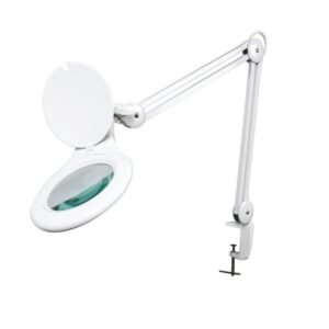 Lampe loupe LED avec pince bras articulé