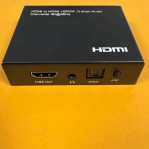 Extracteur audio HDMI sortie SPDIF + jack 3,5mm stéréo